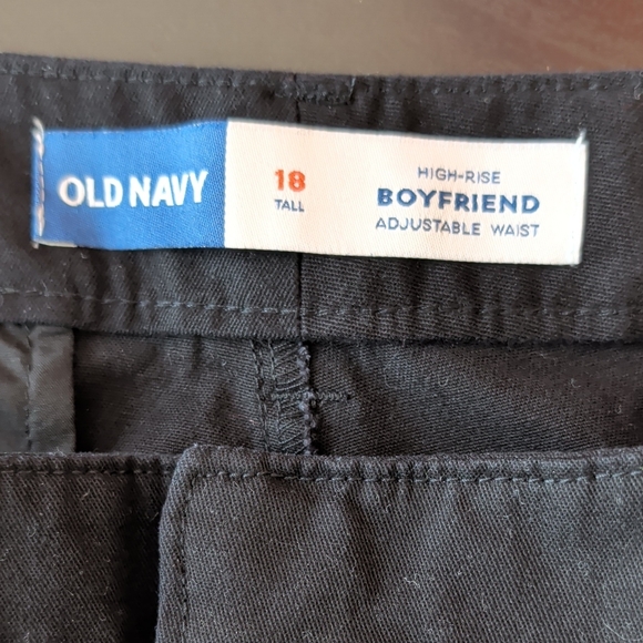 Old Navy Women's High Rise Boyfriend Size 18 Tall Pants NWT - Picture 5 of 9